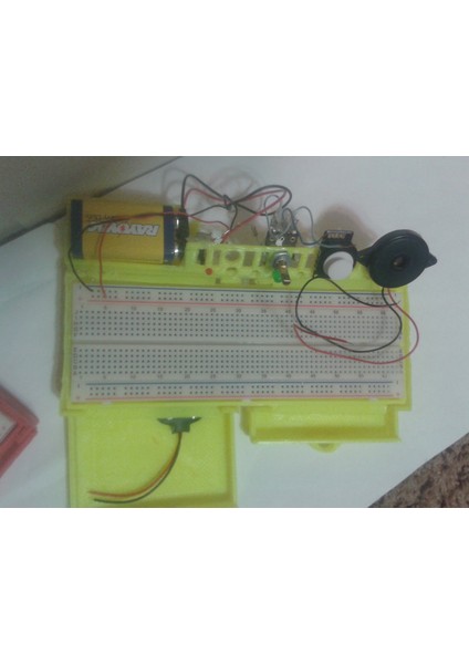 Ee Elektrik Breadboard Dolabı Istiflenebilir Kılıf - Parçalar - Güncellenmiş Kontrol Paneli ve Kabine Duvar Desteği (Plastik Aparattır!!!) 3D indirimleri