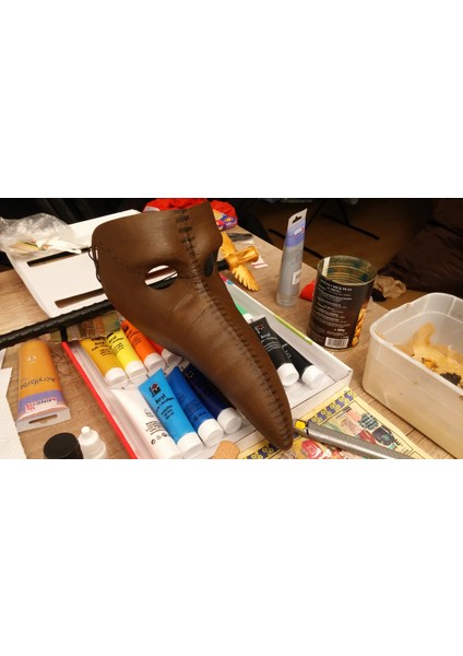 Veba Doktor Maskesi (Split) (Sadece Plastik Aparattır!!!) 3D fiyatları