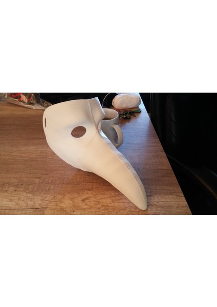 Veba Doktor Maskesi (Split) (Sadece Plastik Aparattır!!!) 3D modelleri