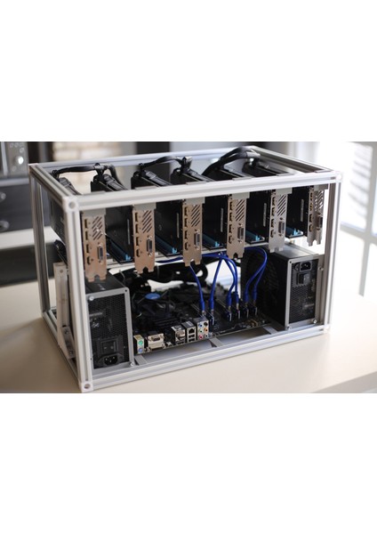 Kripto Para Birimi Gpu Madencilik Teçhizatı (Sadece Plastik Aparattır!!!) 3D