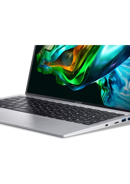 Aspire Lite AL14-51M-54WH Intel I5-1235U 8gb Ram 512GB SSD UHD Graphics 14'' Fhd W11H Gümüş Notebook