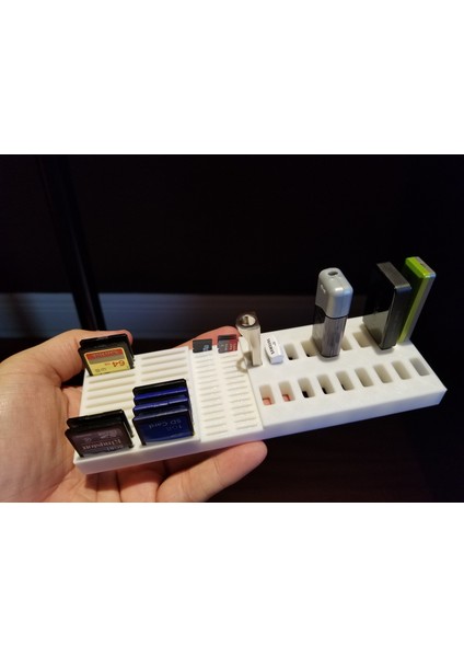 Ikea Alex Box Usb, Cf, Microsd Tutucu (3x1 Boyutu) (Sadece Plastik Aparattır!!!) 3D modelleri