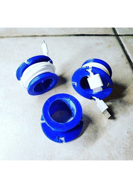 USB Kablo Makarası (Sadece Plastik Aparattır!!!) 3D indirimleri