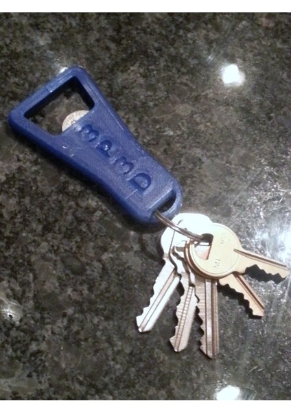 Şirket Logosu Anahtarlık Şişe Açıcı (Plastik Aparattır!!!) 3D