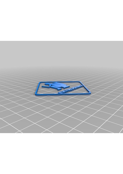 Su Dolap Işareti (Plastik Aparattır!!!) 3D modelleri