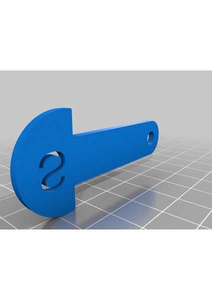 Alışveriş Arabası Için Chf 2 Muenze (Plastik Aparattır!!!) 3D