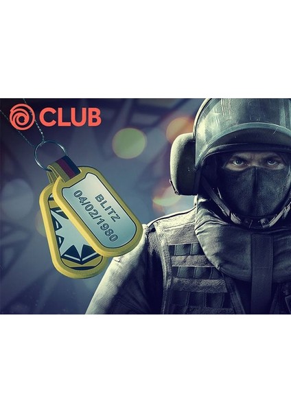 Rainbow Six Kuşatma - Blitz Doğum Günü Charm (2018) (Sadece Plastik Aparattır!!!) 3D modelleri