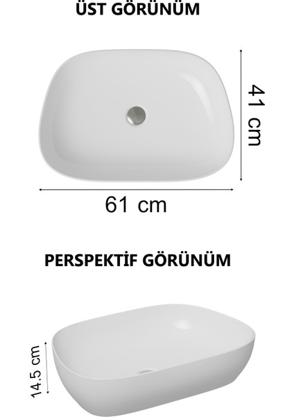 Outline 5993B403-0016 TV Lavabo, VitrA Clean, 63 cm, Beyaz indirimleri