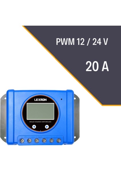 20A Pwm Şarj Kontrol Cihazı