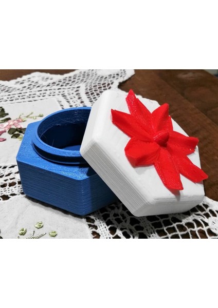 Altıgen Şeker Kutusu (Sadece Plastik Aparattır!!!) 3D