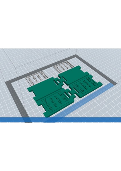 Parametrik Zemin Ayakta Işaretler (Plastik Aparattır!!!) 3D modelleri