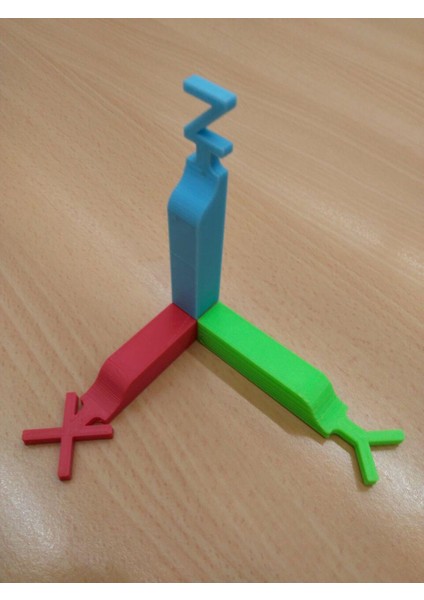 3D Kartezyen Koordinat Sistemi (Plastik Aparattır!!!) 3D modelleri