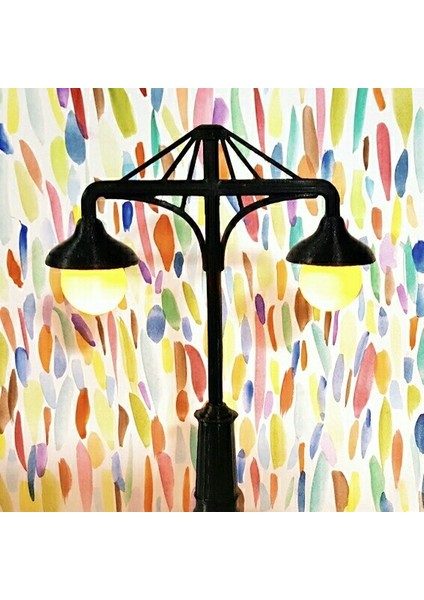 Antik Sokak Lambası (1-3 Lamba Serisi) (Sadece Plastik Aparattır!!!) 3D