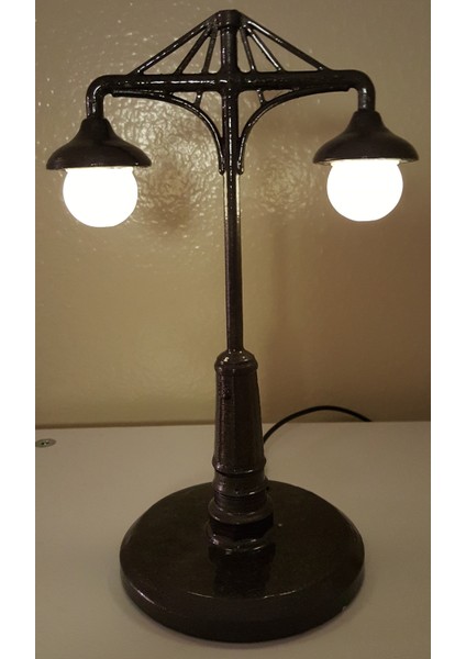 Antik Sokak Lambası (1-3 Lamba Serisi) (Sadece Plastik Aparattır!!!) 3D modelleri