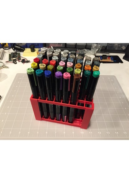 Sanat Marker Caddy (Plastik Aparattır!!!) 3D
