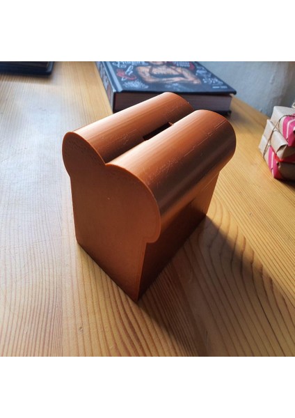 Ekmek Somun Para Kutusu (Piggy Bankası) (Sadece Plastik Aparattır!!!) 3D