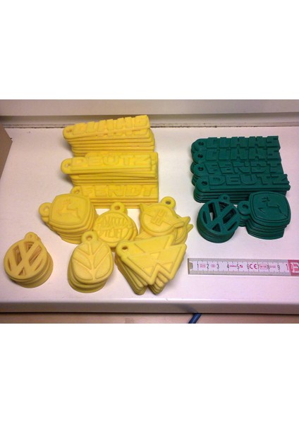 Traktör Logoları Keychain- John Deere, Masy Fergson, Doğu, Zaas, New Hollan, Hanomach, Hanomach, Dezam (Sadece Plastik Aparattır!!!) 3D