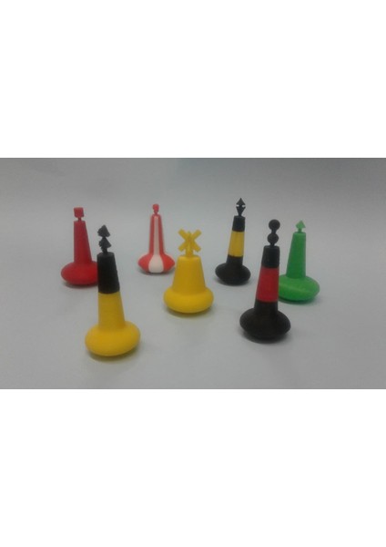 Şamandıra - Kardinal, Lateral ve Özel Işaretler - Iala Bir Şamandıra Sistemi (Plastik Aparattır!!!) 3D