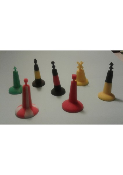 Şamandıra - Kardinal, Lateral ve Özel Işaretler - Iala Bir Şamandıra Sistemi (Plastik Aparattır!!!) 3D modelleri