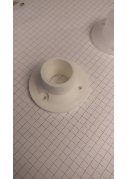 Duş Perdesi / Perde Braketi Kıvrım Için Sabitleme (Plastik Aparattır!!!) 3D modelleri