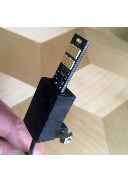 V-Slot Ekstrüzyonu USB Montajı (I.a. Cr-10, Ender 3, Tevo Tornado, Anycubic Kossel, Anet E10, Vb. (Plastik Aparattır!!!) 3D