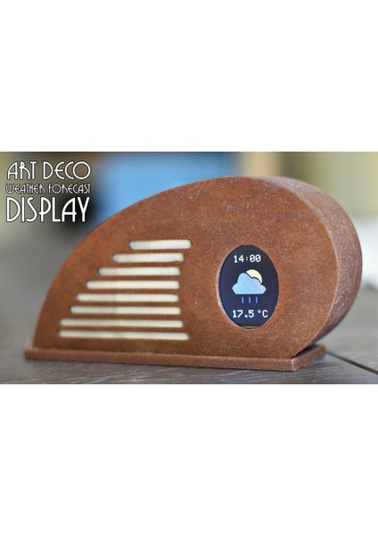 Art Deco Hava Tahmini Ekranı (Plastik Aparattır!!!) 3D