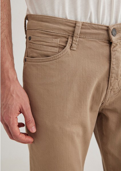 Martin Koyu Bej Comfort Gabardin Pantolon 0037832492