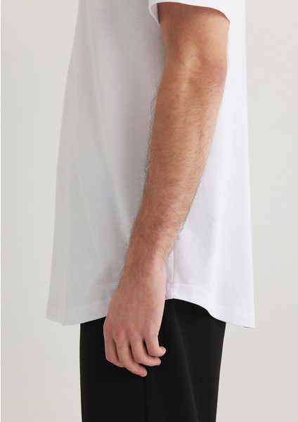 Beyaz Basic Tişört 067082-620