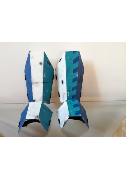 Mandalorian Bacak Zırhı (Plastik Aparattır!!!) 3D