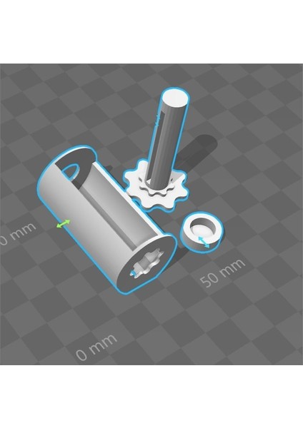 Daha Küçük Tüpler Için Tüp Silindiri (Sürüm 2) (Plastik Aparattır!!!) 3D