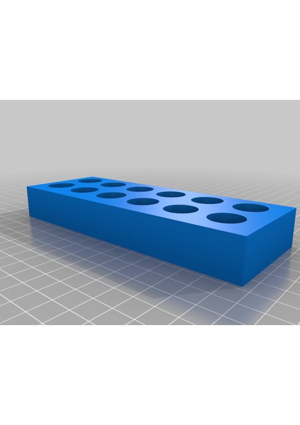 Tüp Tutucu, Testtube Rafı, Openscad (Sadece Plastik Aparattır!!!) 3D fiyatları