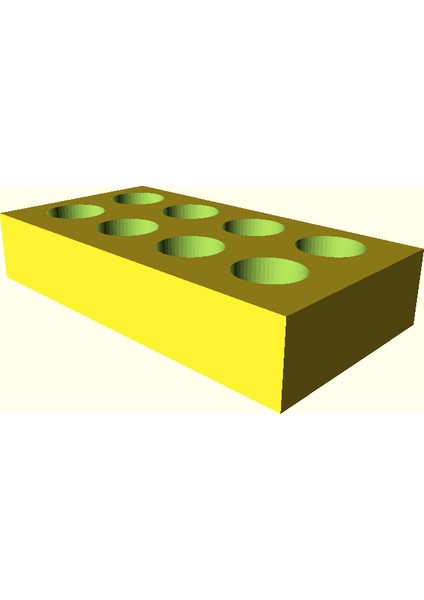 Tüp Tutucu, Testtube Rafı, Openscad (Sadece Plastik Aparattır!!!) 3D indirimleri