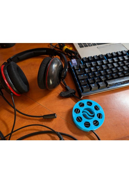 Çıkarılabilir Kapaklı Yin Yang Kablo Makarası (Sadece Plastik Aparattır!!!) 3D fiyatları