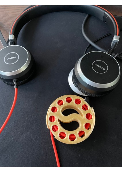 Çıkarılabilir Kapaklı Yin Yang Kablo Makarası (Sadece Plastik Aparattır!!!) 3D indirimleri