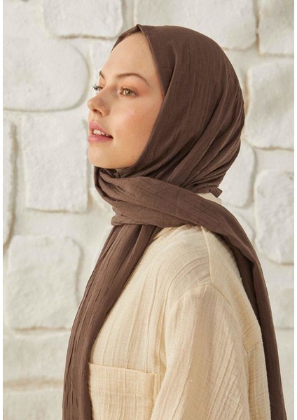 Bambu Şal Tozlu Kahve