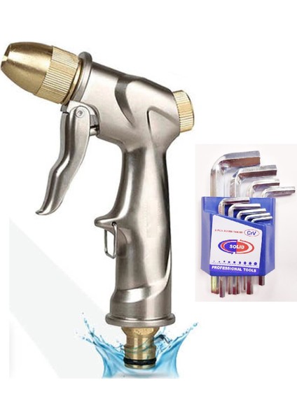 Otomatik Metal Sulama Tabanca Pro Sulama Tabancası Fiskiye