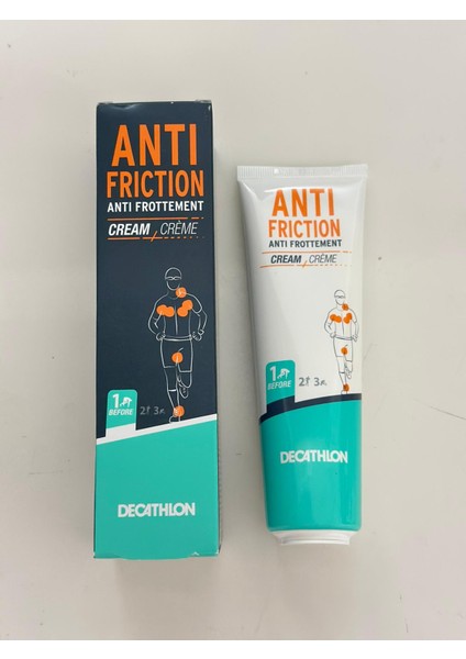 Sürtünme Önleyici Krem 100 ml Tüm Cilt Tipleri için Suya Dayanıklı ve Tahrişi Önleyici