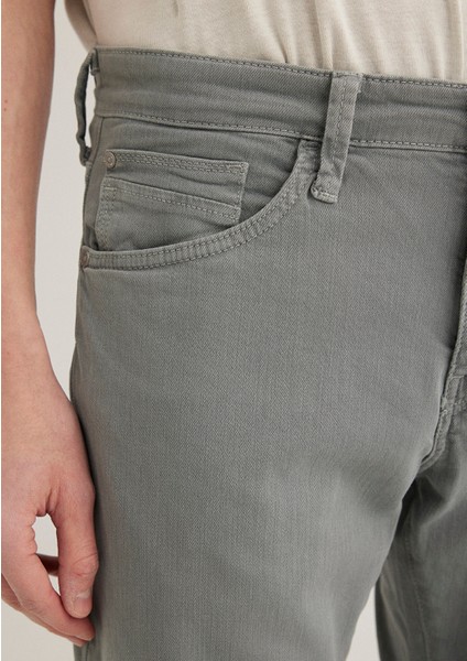 Marcus Gölge Gri Comfort Gabardin Pantolon 0035180922