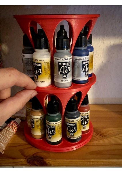 Rotary Vallejo Boya Düzenleyici (Sadece Plastik Aparattır!!!) 3D fiyatları