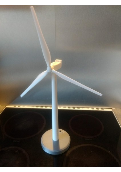 Ölçekli Motorlu Rüzgar Türbini (Sadece Plastik Aparattır!!!) 3D fırsatları