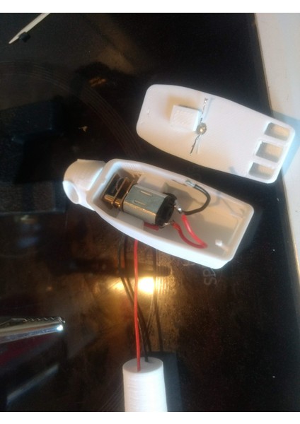 Ölçekli Motorlu Rüzgar Türbini (Sadece Plastik Aparattır!!!) 3D indirimleri