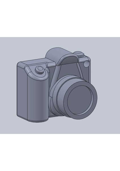 Dslr Kamera Anahtarı (Plastik Aparattır!!!) 3D