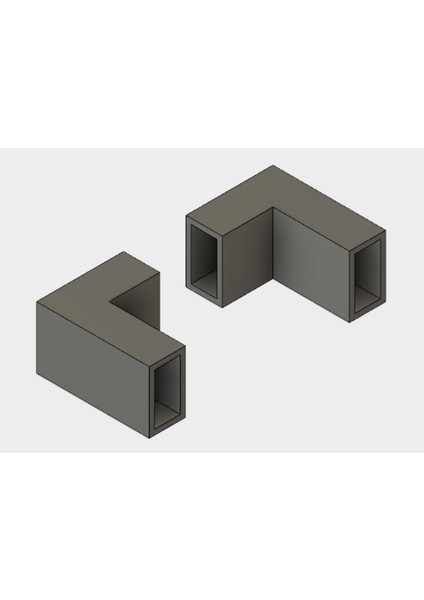 1x2 Üç Yönlü Birleştirici (Mobilya/eksik Tablo) (Plastik Aparattır!!!) 3D indirimleri