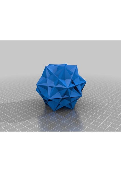 Steled Rhombic Triacontahedron (Plastik Aparattır!!!) 3D