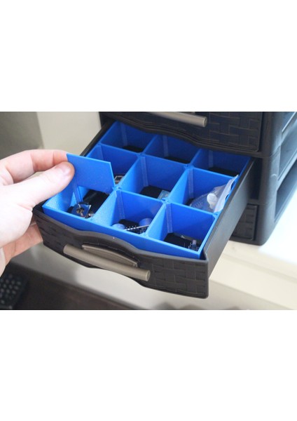 Küçük Çekmece Ekleme Organizatörü (Sadece Plastik Aparattır!!!) 3D modelleri