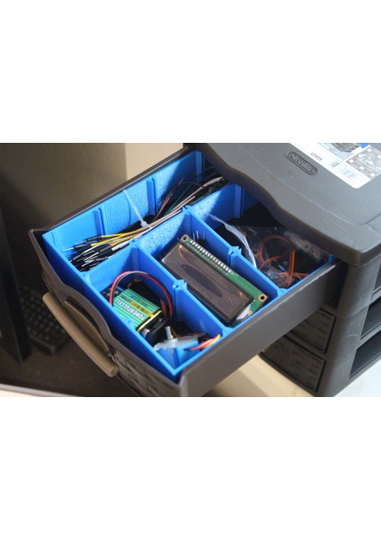 Küçük Çekmece Ekleme Organizatörü (Sadece Plastik Aparattır!!!) 3D fırsatları