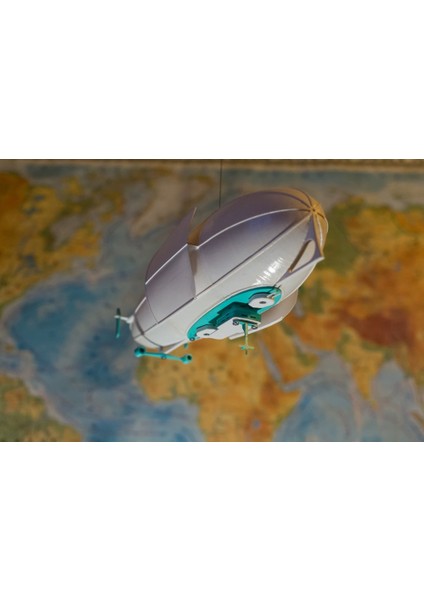 Savaş Zeppelin Lambası (Sadece Plastik Aparattır!!!) 3D