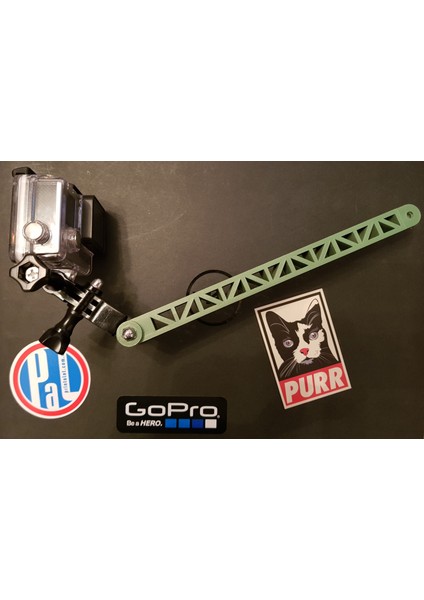 Gopro - Kask Ekstansör (Plastik Aparattır!!!) 3D fiyatları
