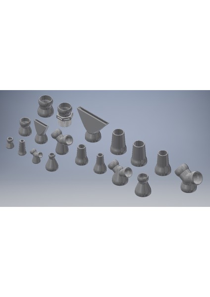 Loc-Line Bağlantı Parçaları (1/4 ", 1/2" ve 3/4 ") (Sadece Plastik Aparattır!!!) 3D fırsatları