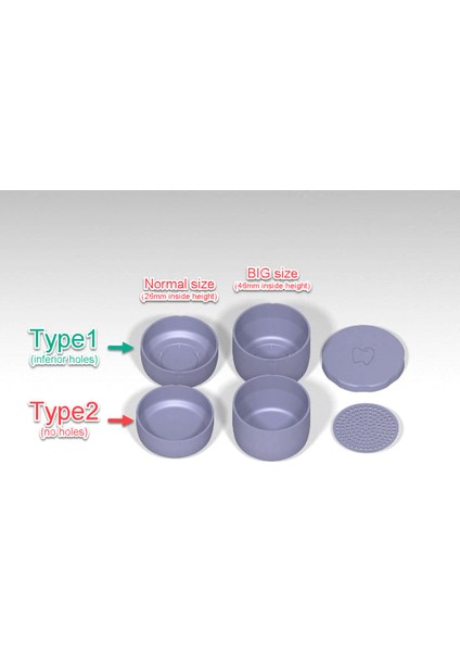 Takma Diş Kutusu / Faca Diş (2 Tip / Destek Gerekmez) (Sadece Plastik Aparattır!!!) 3D modelleri
